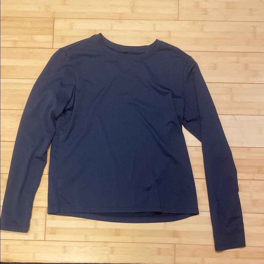 Cobalt Blue Activewear Long Sleeve Shirt